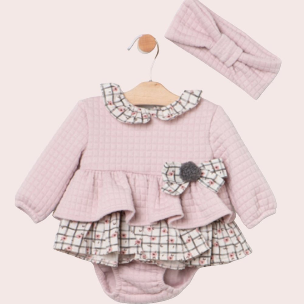 BABY GIRLS CLOTHES PINK CHECKERED